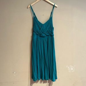 Women’s turquoise teal shirt dress XS